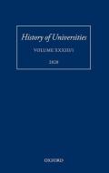 History Of Universities Xxxiii/1 di Mordechai Feingold edito da Oxford University Press