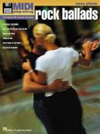 Vol. 3 Rock Ballads: Easy Piano MIDI Play Along Book/Disk Pack [With MIDI Disk] edito da Hal Leonard Publishing Corporation