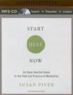 Start Here Now: An Open-Hearted Guide to the Path and Practice of Meditation di Susan Piver edito da Audible Studios on Brilliance