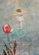 Bubble Fairy with Tulip - Fairy Greeting Card edito da Laughing Elephant