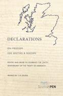 Declarations On Freedom For Writers And Readers edito da Scotland Street Press