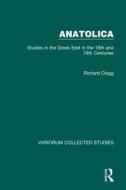 Anatolica di Richard Clogg edito da Taylor & Francis Ltd