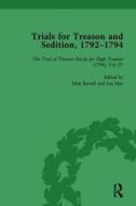 Trials For Treason And Sedition, 1792-1794, Part I Vol 5 di John Barrell, Jon Mee edito da Taylor & Francis Ltd