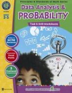 Data Analysis & Probability: Task & Drill Sheets, Grades 3-5 di Tanya Cook, Chris Forest edito da Classroom Complete Press