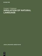 Simulation of natural language di Fernand J. Vandamme edito da De Gruyter Mouton
