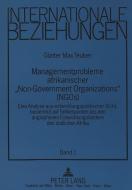 Managementprobleme afrikanischer «Non-Governmental Organizations» (NGOs) di Günter Max Teuber edito da Lang, Peter GmbH