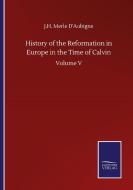 History of the Reformation in Europe in the Time of Calvin di J. H. Merle D'Aubigne edito da Salzwasser-Verlag GmbH