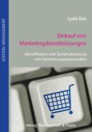 Einkauf von Marketingdienstleistungen. di Lydia Bals edito da Duncker & Humblot