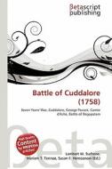 Battle of Cuddalore (1758) edito da Betascript Publishing