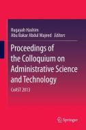 Proceedings of the Colloquium on Administrative Science and Technology edito da Springer-Verlag GmbH