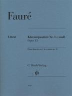 Piano Quartet no. 1 c minor op. 15 edito da Henle, G. Verlag