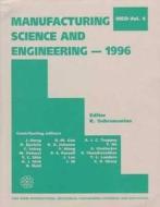 Manufacturing Science And Engineering edito da American Society Of Mechanical Engineers,u.s.