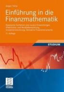 Einfuehrung In Die Finanzmathematik di 9783834881304 edito da Springer