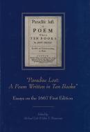"Paradise Lost: A Poem Written In Ten Books" edito da Pennsylvania State University Press