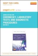 Laboratory Tests and Diagnostic Procedures - Pageburst E-Book on Kno (Retail Access Card) di Cynthia C. Chernecky, Barbara J. Berger edito da W.B. Saunders Company