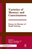 Varieties of Memory and Consciousness edito da Taylor & Francis Inc