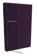 NKJV Personal Size Large Print Bible With 43,000 Cross References, Purple Leathersoft, Red Letter, Comfort Print (Thumb Indexed) di Thomas Nelson edito da Thomas Nelson Publishers