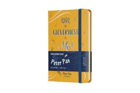 Moleskine Peter Pan Limited Edition Peter Orange Yellow Pocket Ruled Notebook Hard edito da Moleskine