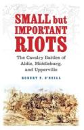 Small But Important Riots: The Cavalry Battles of Aldie, Middleburg, and Upperville di Robert F. O'Neill edito da POTOMAC BOOKS INC