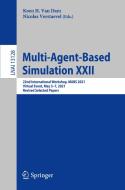 Multi-Agent-Based Simulation XXII edito da Springer Nature Switzerland AG