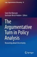 The Argumentative Turn in Policy Analysis edito da Springer International Publishing