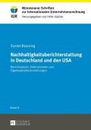 Nachhaltigkeitsberichterstattung in Deutschland und den USA di Daniel Blaesing edito da Lang, Peter GmbH