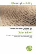 Didier Eribon edito da Alphascript Publishing