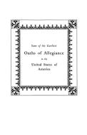 Some of the Earliest Oaths of Allegiance to the United States di Nellie P. Waldenmaier, Waldenmaier edito da Clearfield