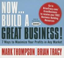 Now Build a Great Business: 7 Ways to Maximize Your Profits in Any Market di Mark Thompson, Brian Tracy edito da Gildan Media Corporation
