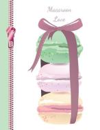 Macaroon Love: Sweet Treats College Ruled Composition Writing Notebook di Krazed Scribblers edito da INDEPENDENTLY PUBLISHED