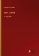 Louis Lambert di Honoré de Balzac edito da Outlook Verlag