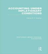 Accounting Under Inflationary Conditions di Patrick Kirkman edito da Taylor & Francis Ltd