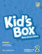 Kid's Box New Generation Level 2 Activity Book with Digital Pack British English di Caroline Nixon, Michael Tomlinson edito da CAMBRIDGE