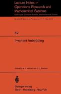 Invariant Imbedding edito da Springer Berlin Heidelberg