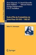 Ecole d'Ete de Probabilites de Saint-Flour XV-XVII, 1985-87 di Persi Diaconis, David Elworthy, Hans Föllmer, Edward Nelson, George Papanicolaou, Srinivasa R. S. Varadhan edito da Springer Berlin Heidelberg