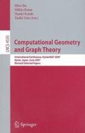 Computational Geometry And Graph Theory edito da Springer-verlag Berlin And Heidelberg Gmbh & Co. Kg