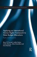Applying an International Human Rights Framework to State Budget Allocations di Mira Dutschke, Eoin Rooney, Aoife Nolan, Rory O'Connell, Colin Harvey edito da Taylor & Francis Ltd