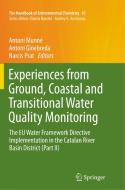 Experiences from Ground, Coastal and Transitional Water Quality Monitoring edito da Springer International Publishing