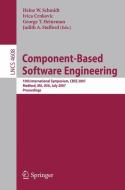 Component-Based Software Engineering edito da Springer Berlin Heidelberg