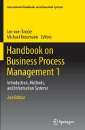 Handbook on Business Process Management 1 edito da Springer Berlin Heidelberg