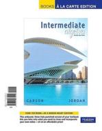 Intermediate Algebra di Tom Carson, Bill Jordan edito da Addison Wesley Longman