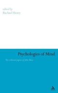 Psychologies of Mind: The Collected Papers of John Maze di J. R. Maze, Donald O. Henry edito da CONTINNUUM 3PL