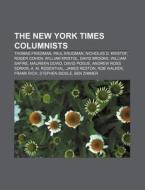 The New York Times Columnists: Thomas Fr di Source Wikipedia edito da Books LLC, Wiki Series