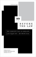 Before the Law di Jacques Derrida edito da University of Minnesota Press