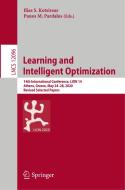 Learning and Intelligent Optimization edito da Springer International Publishing