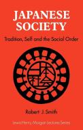 Japanese Society di Robert J. Smith edito da Cambridge University Press