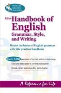 Rea's Handbook of English Grammar, Style, & Writing di M. Fogiel, Rea edito da Research & Education Association