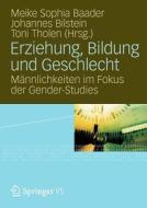 Erziehung, Bildung Und Geschlecht edito da Vs Verlag Fur Sozialwissenschaften