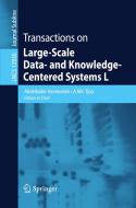Transactions on Large-Scale Data- and Knowledge-Centered Systems L edito da Springer Berlin Heidelberg
