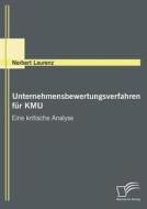 Unternehmensbewertungsverfahren für KMU di Norbert Laurenz edito da Diplomica Verlag